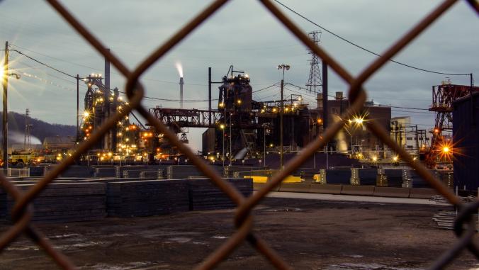 U.S. Steel plant in Pennsylvanai