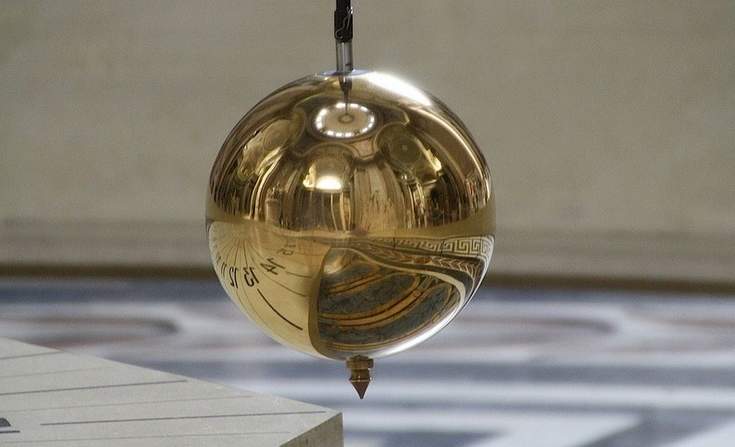 Foucalt&#039;s pendulum at the United Nations in New York City
