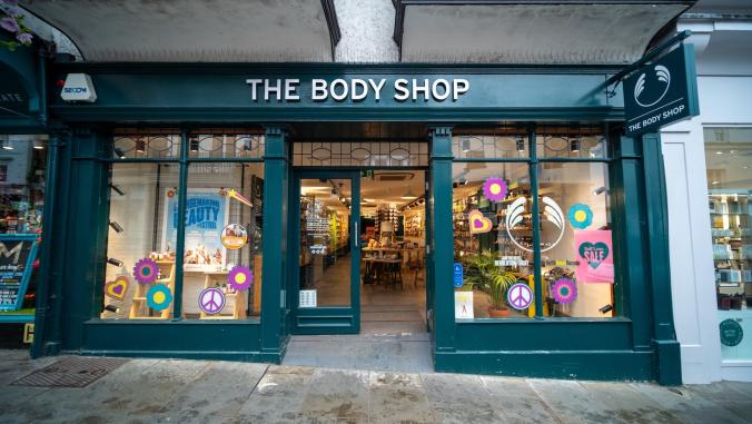 Storefront of The Body Shop