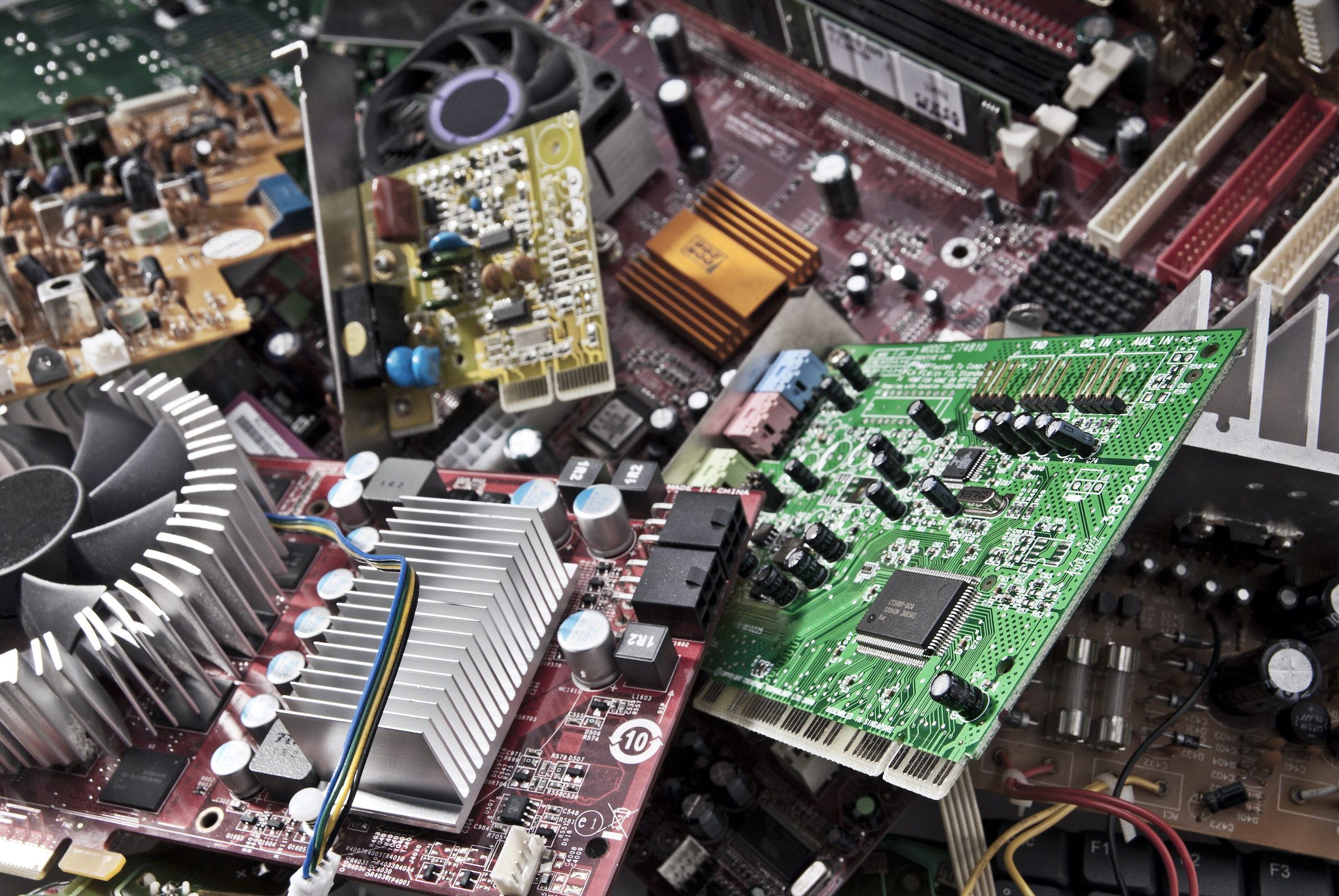 Electronic waste, circuit boards