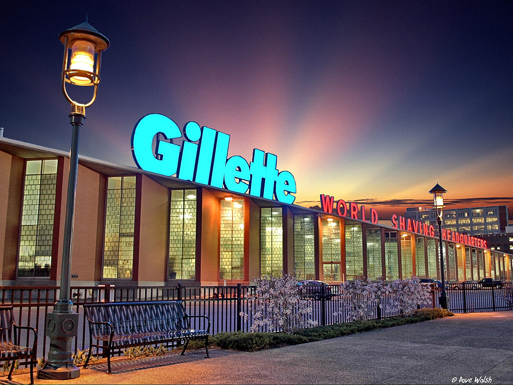 Gillette's World Shaving Headquarters in Boston, Mass. 