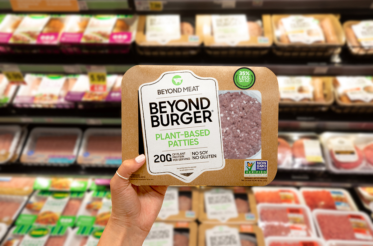 Beyond Meat in a grocery store