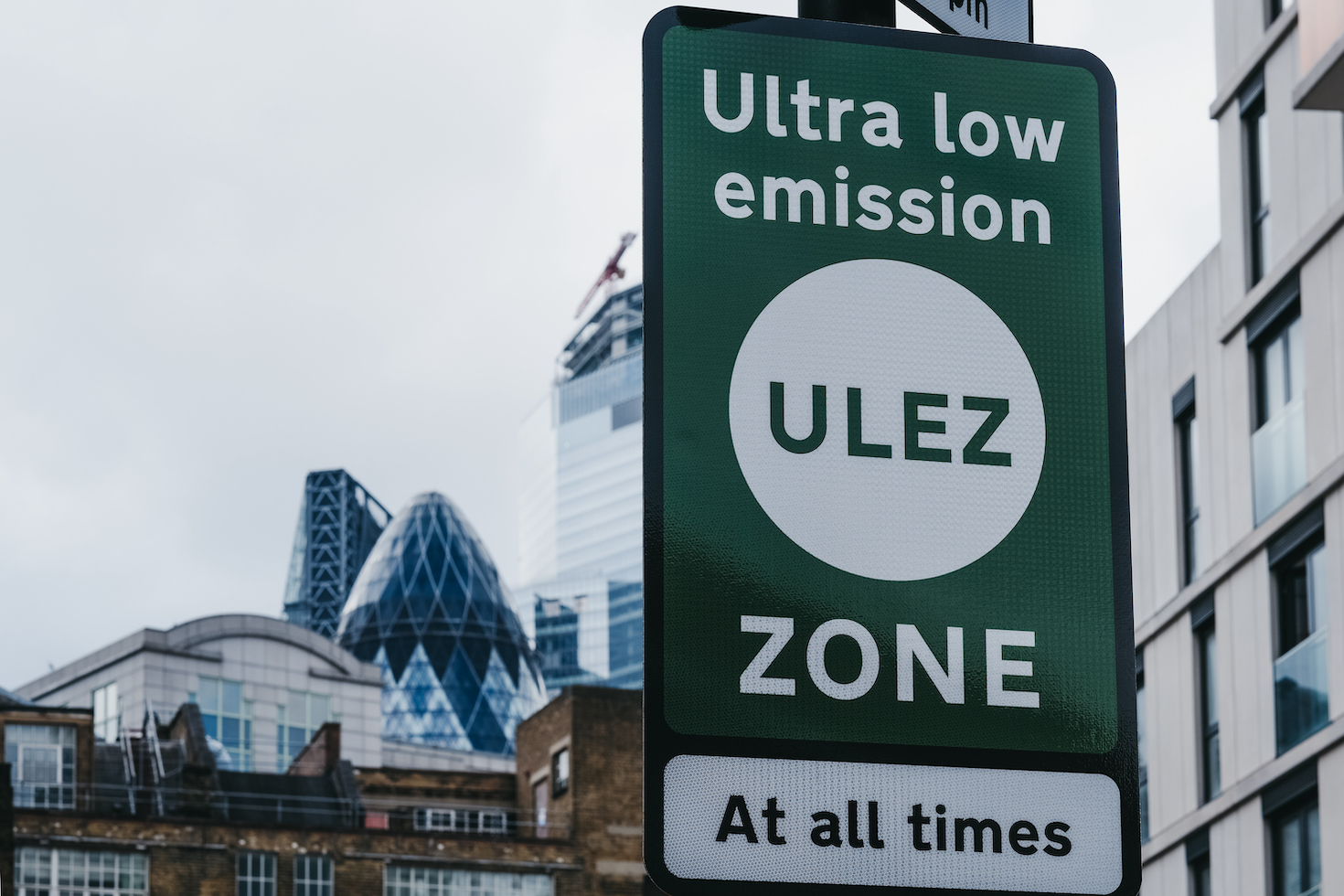 Ultra low emissions zone signage
