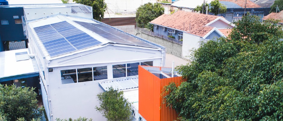 The Petinelli headquarters in Curitiba, Brazil, just achieved LEED Zero Carbon in 2021.