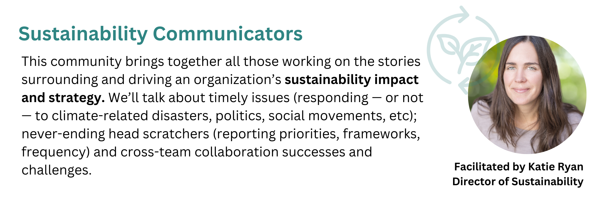 Sustainability Communicators
