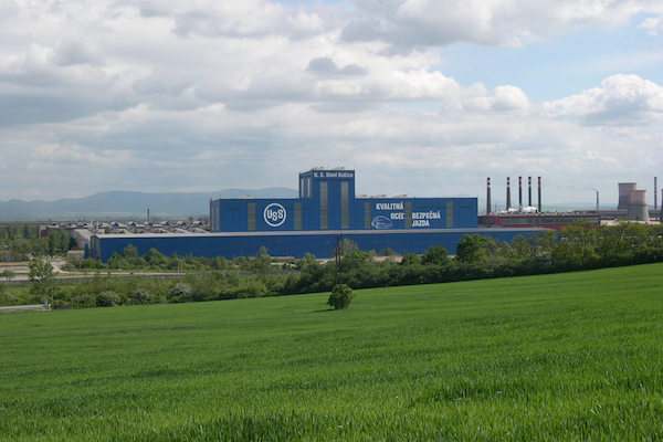 US Steel'in Slovakya'nın Kösice kentindeki tesisinin dış görüntüsü