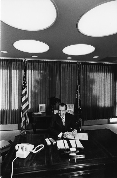 President Richard Nixon signs the National Environmental Policy Act 