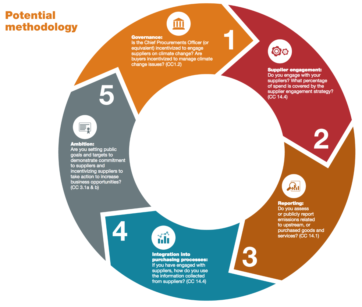 A snapshot of supply chain sustainability tips from CDP's 2015 annual report.