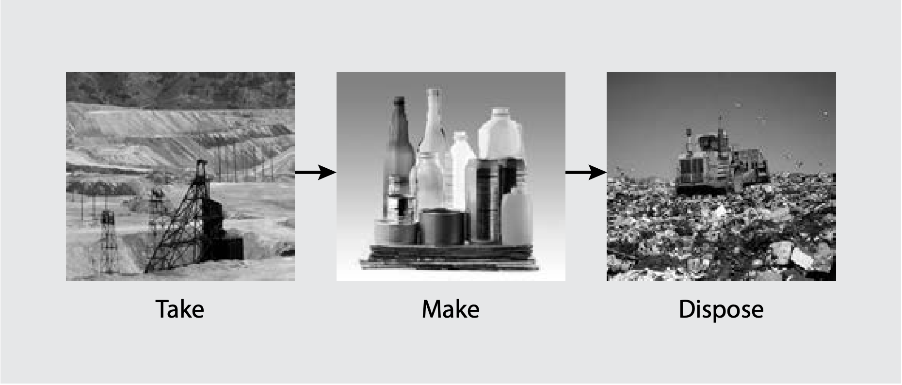 Take, make, waste linear model