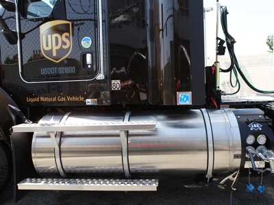 UPS liquefied natural gas vehicle components