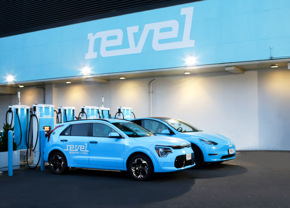 Revel electric rideshare cars