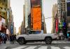 Rivian IPO shot in Times Square