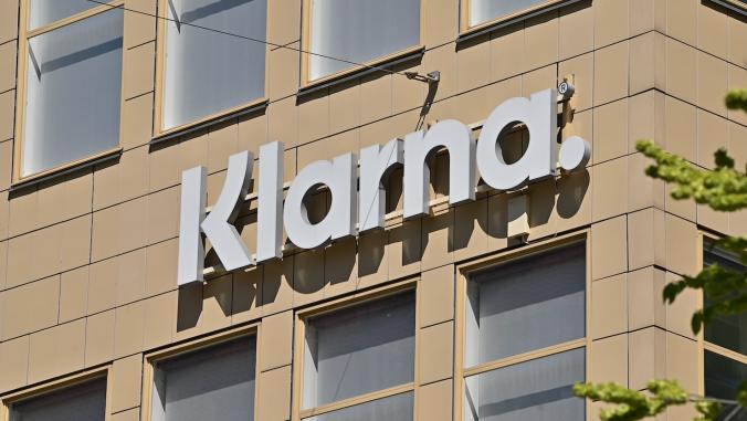 A photograph of the exterior of Klarna headquarters in Stockholm, Sweden.